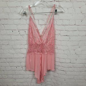 3/$18or5/$25 Shein Lace Crotchless Romper Bodysuit